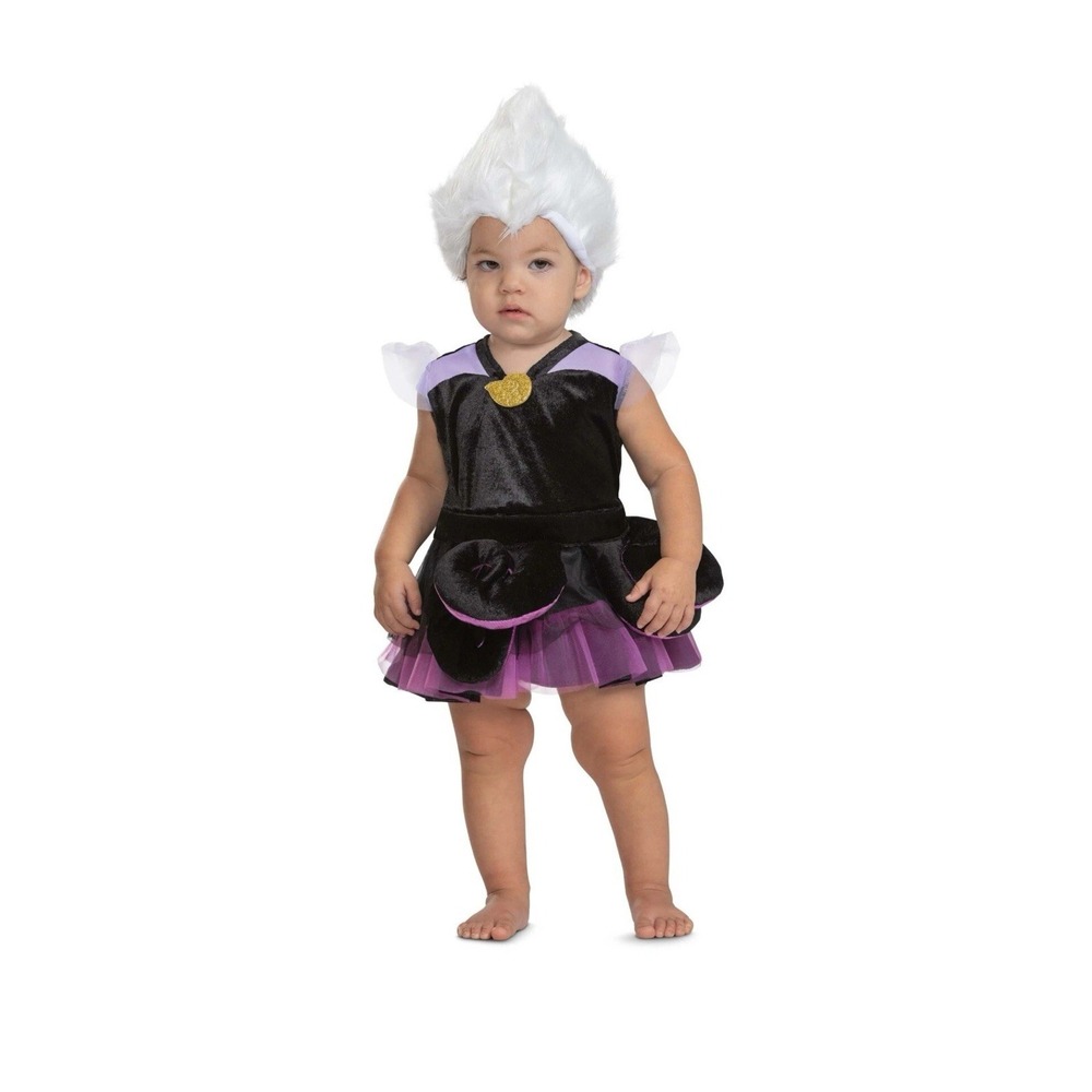 Disney‎ Baby Ursula Halloween Costume Infant 6-12 Months Complete
